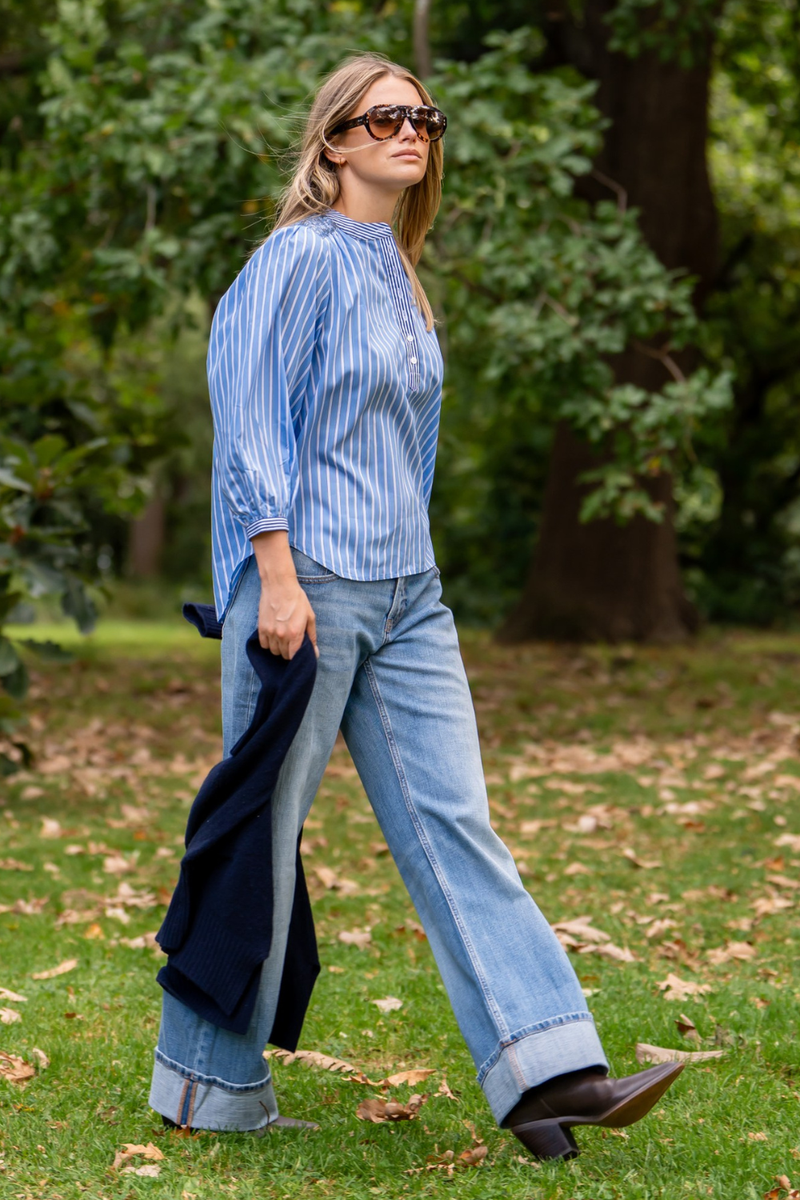 The Mary Shirt - Blue Combo – shirty