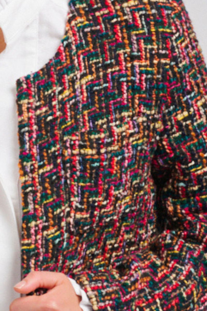 The Audrey Boucle Jacket - Multi Colour