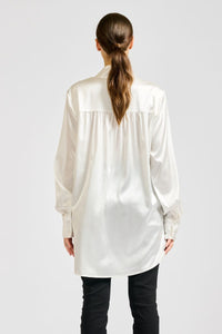 The Aviva popover Shirt - Ivory