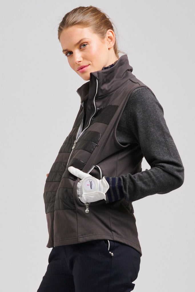 The Bougle Sleeveless Vest - Charcoal