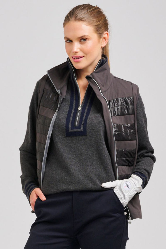 The Bougle Sleeveless Vest - Charcoal