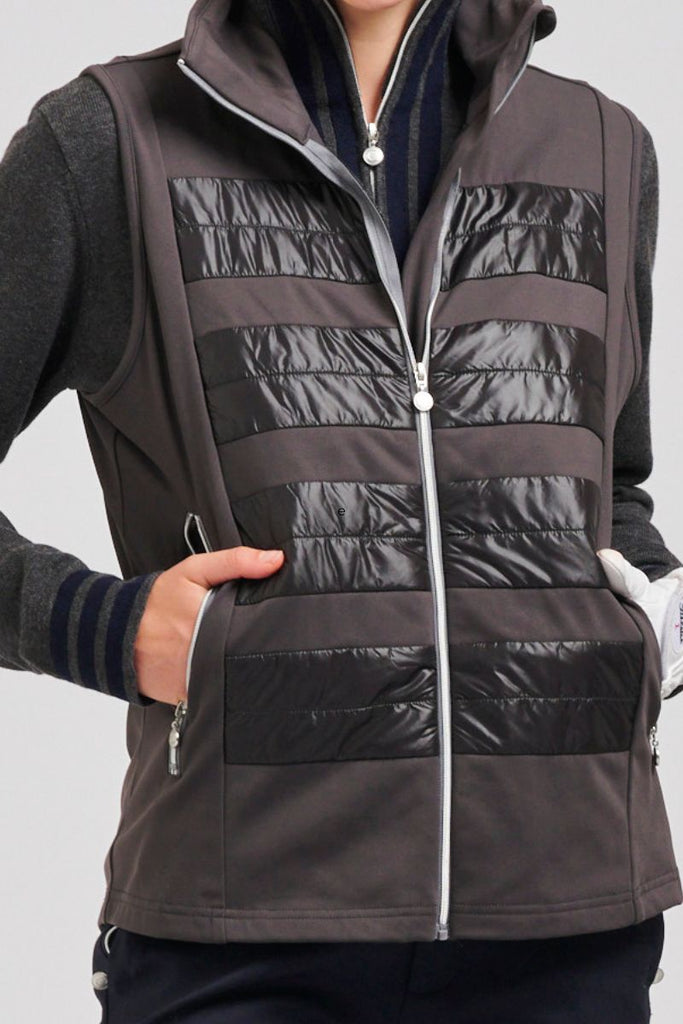 The Bougle Sleeveless Vest - Charcoal