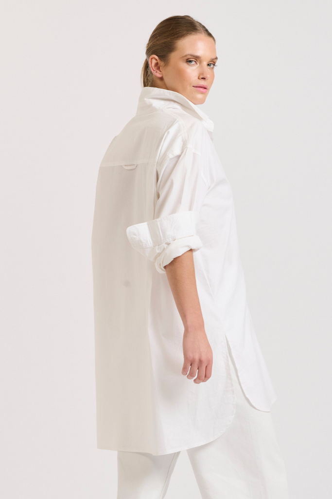 The Boyfriend Oversized Shirt - White
