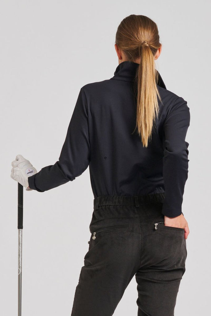 The Cathedral Half Zip Top - Navy Combo