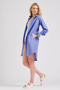 The Classic Shirt Dress - Iris