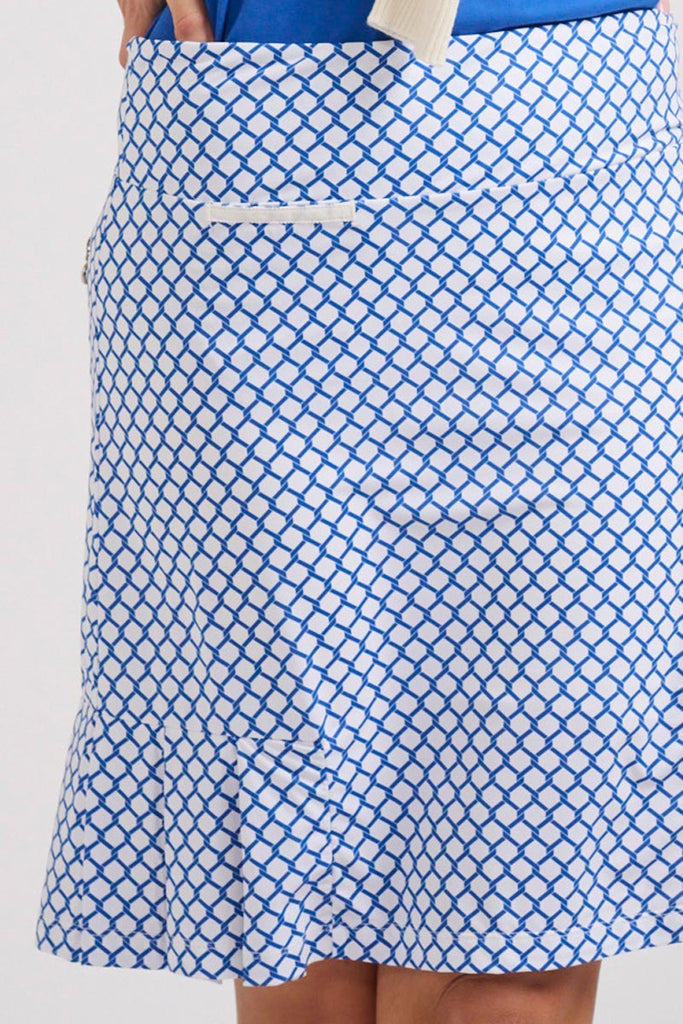 Barwon Skort - Cobalt Trellis