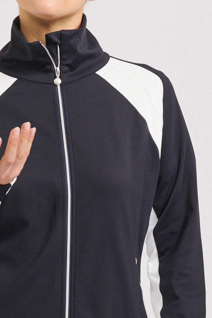 Court Jacket - French Navy/Club White