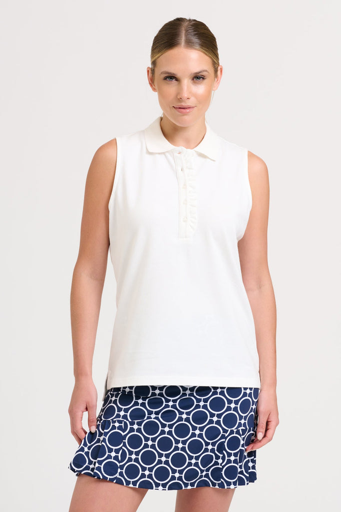 Club The Frogmore Frill Polo - Club White