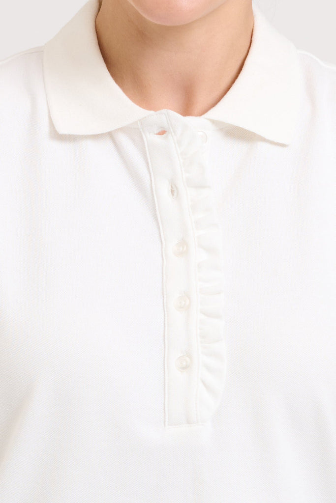 Club The Frogmore Frill Polo - Club White