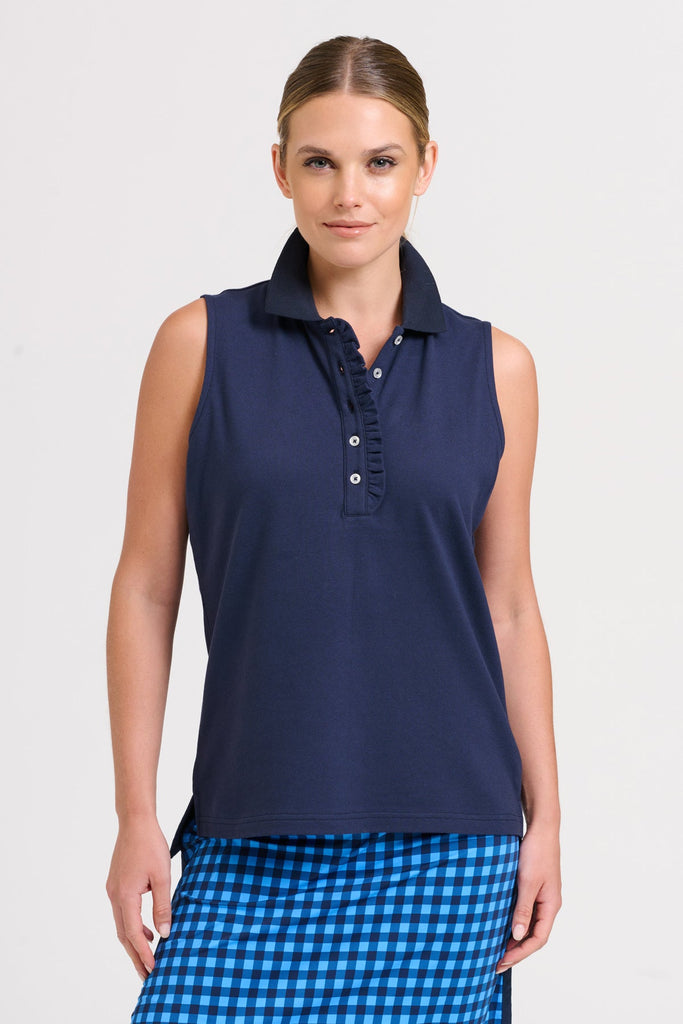 Club The Frogmore Frill Polo - French Navy