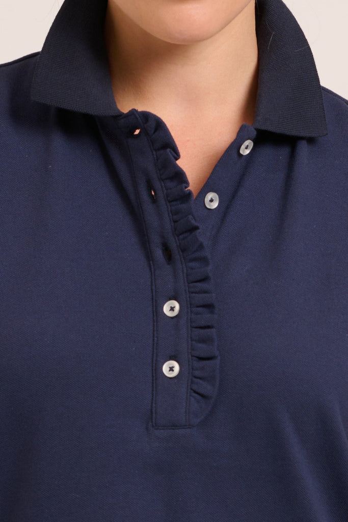 Club The Frogmore Frill Polo - French Navy