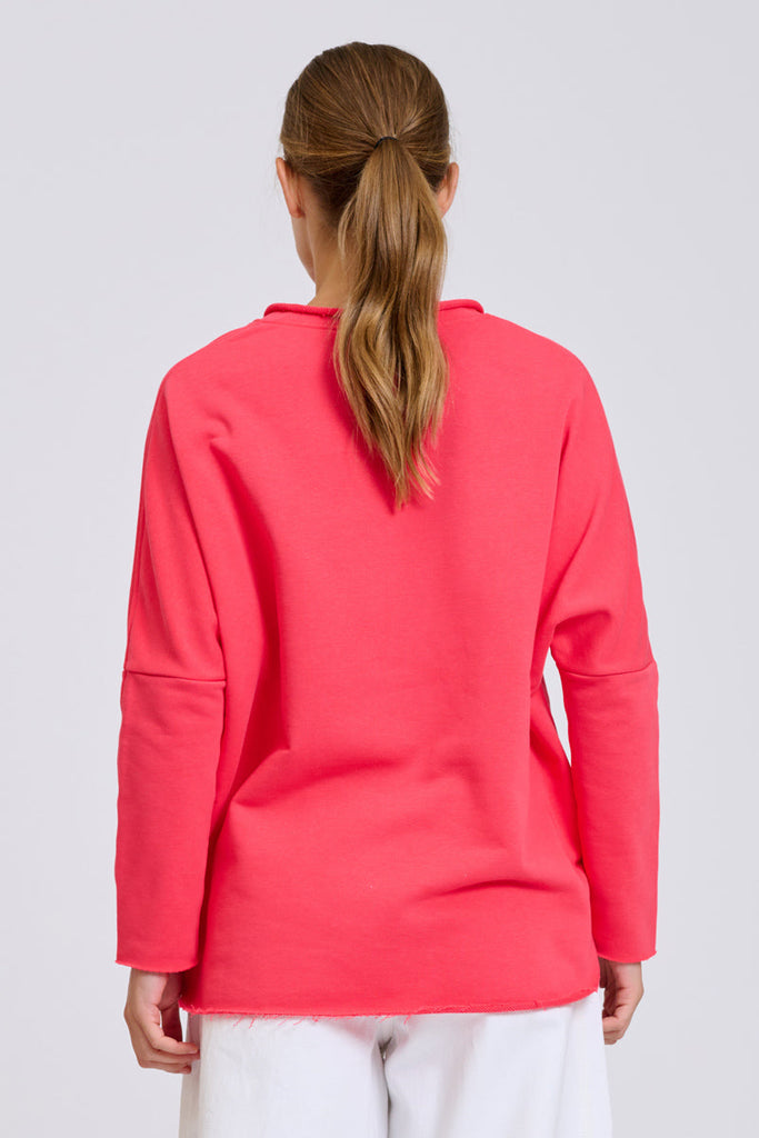 EST Raw V2 Neck Sweatshirt - Nantucket Red