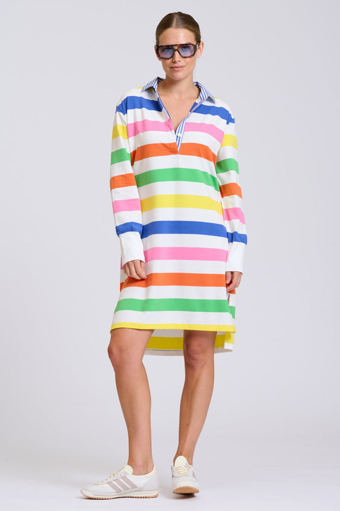 EST Rugby Summer Dress - Bright Stripe