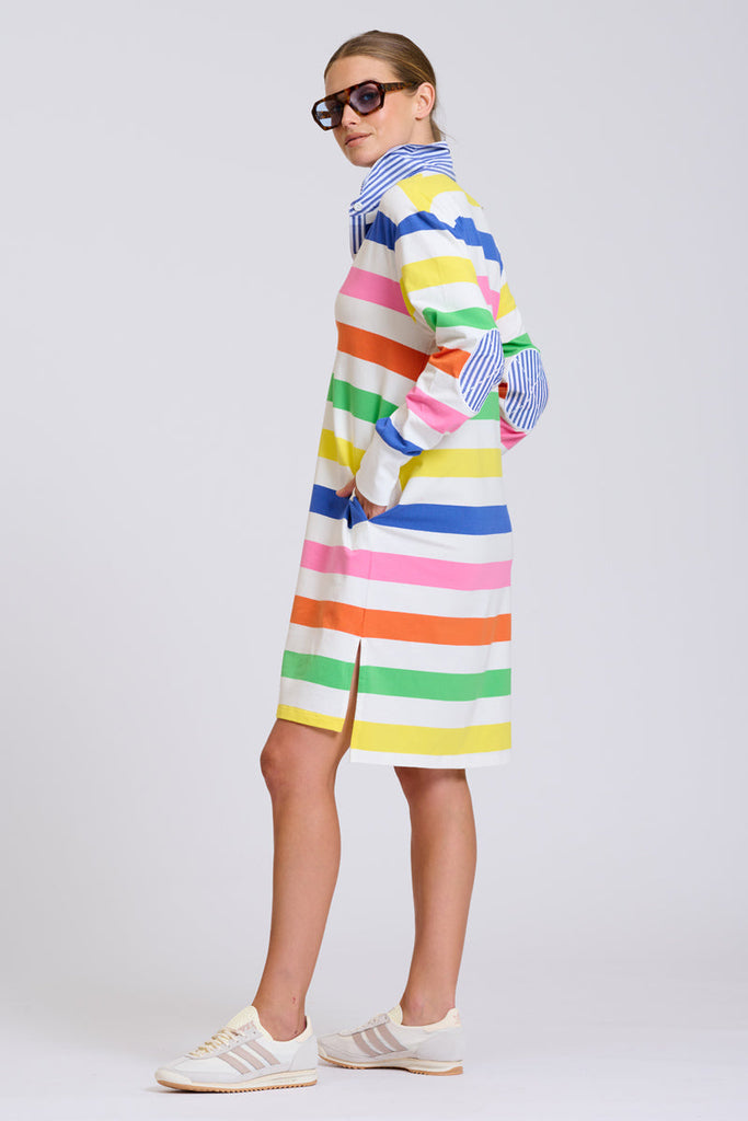 EST Rugby Summer Dress - Bright Stripe