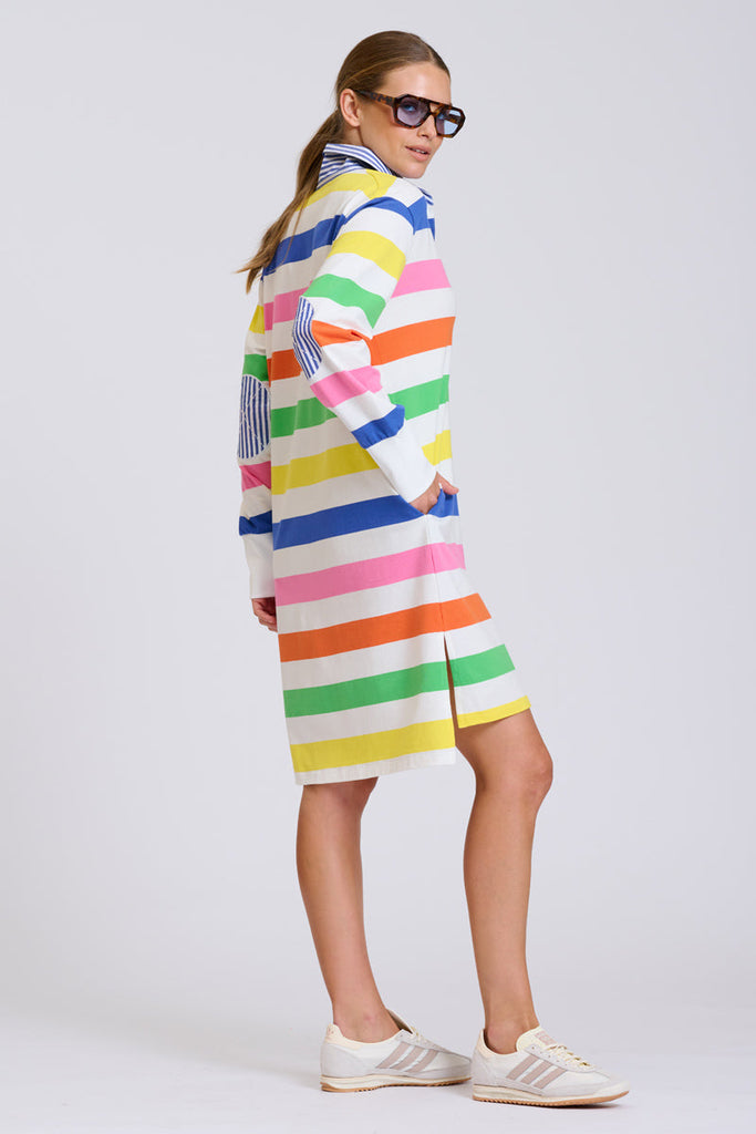 EST Rugby Summer Dress - Bright Stripe