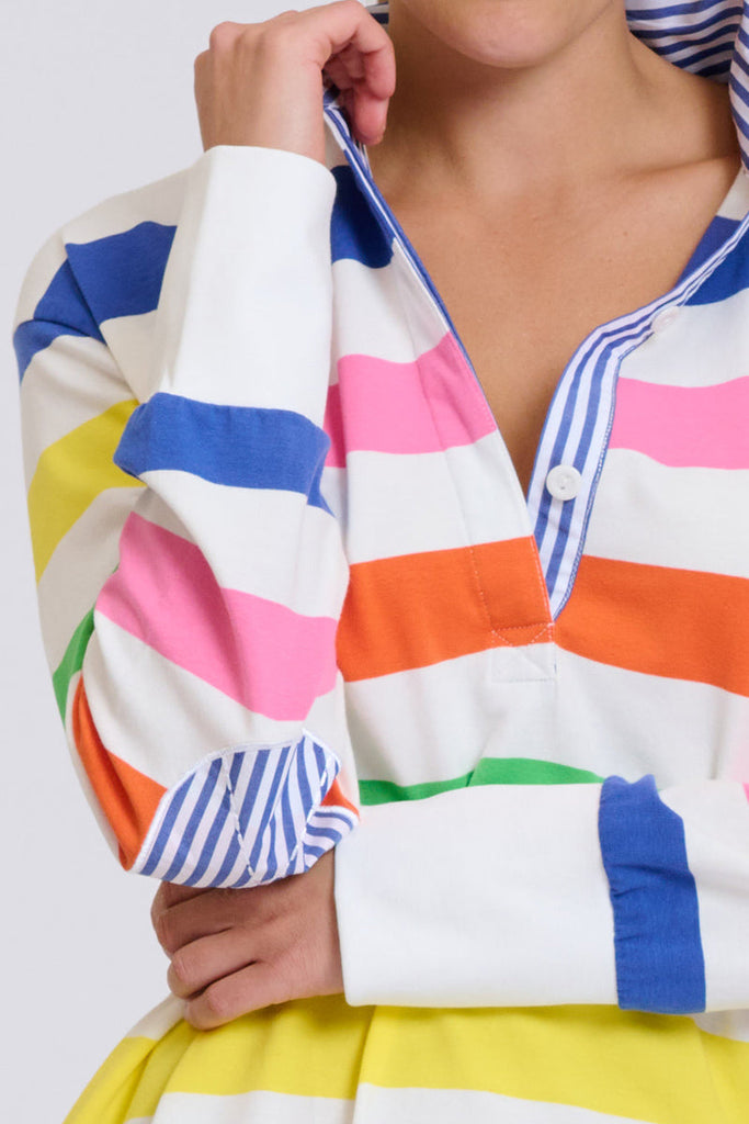 EST Rugby Summer Dress - Bright Stripe