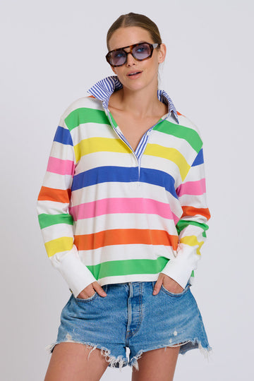 EST Rugby Sweatshirt Summer - Bright Stripe