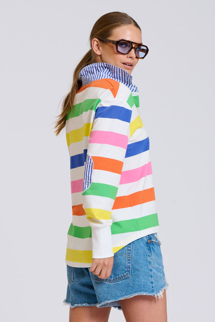 EST Rugby Sweatshirt Summer - Bright Stripe