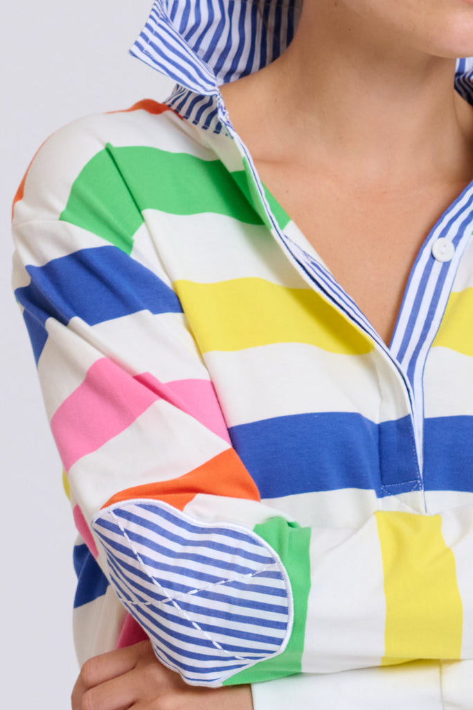 EST Rugby Sweatshirt Summer - Bright Stripe