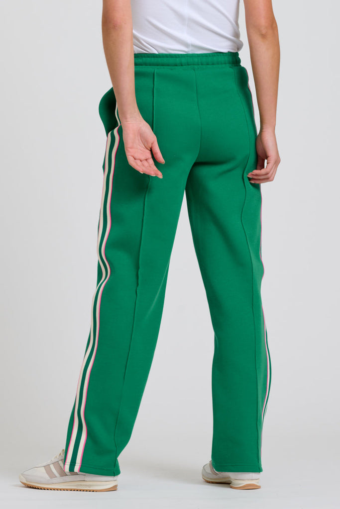 EST Scuba Trackpant - Green / Pink Stripe