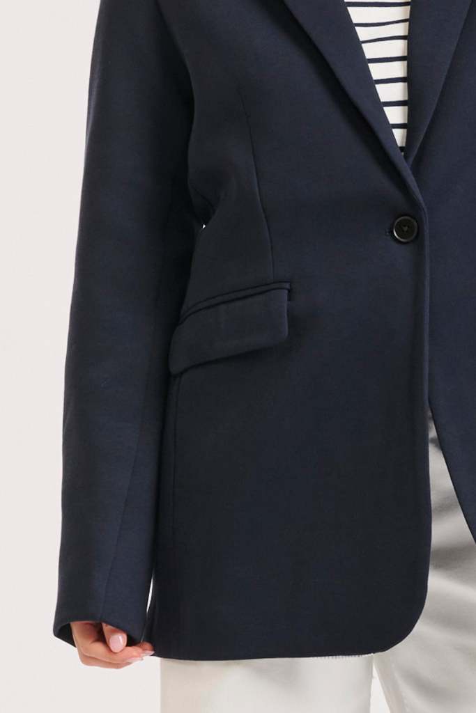 Iris Scuba Blazer - French Navy