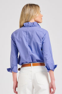 The Piper Classic Cotton Shirt  - Iris