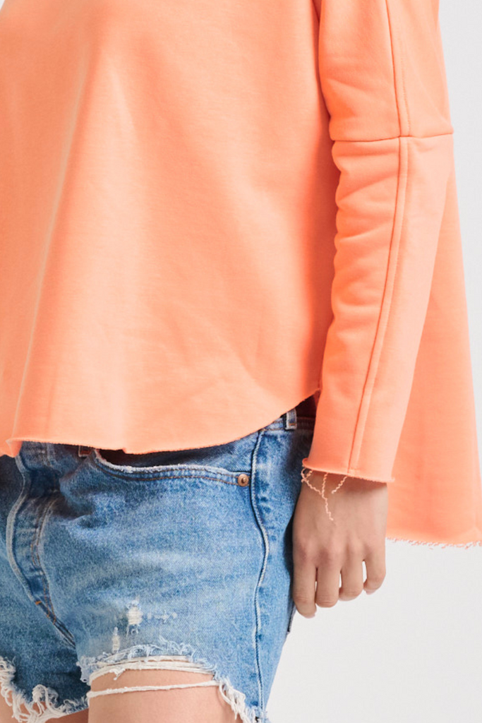 Raw Long Sleeve Sweatshirt - Sunset