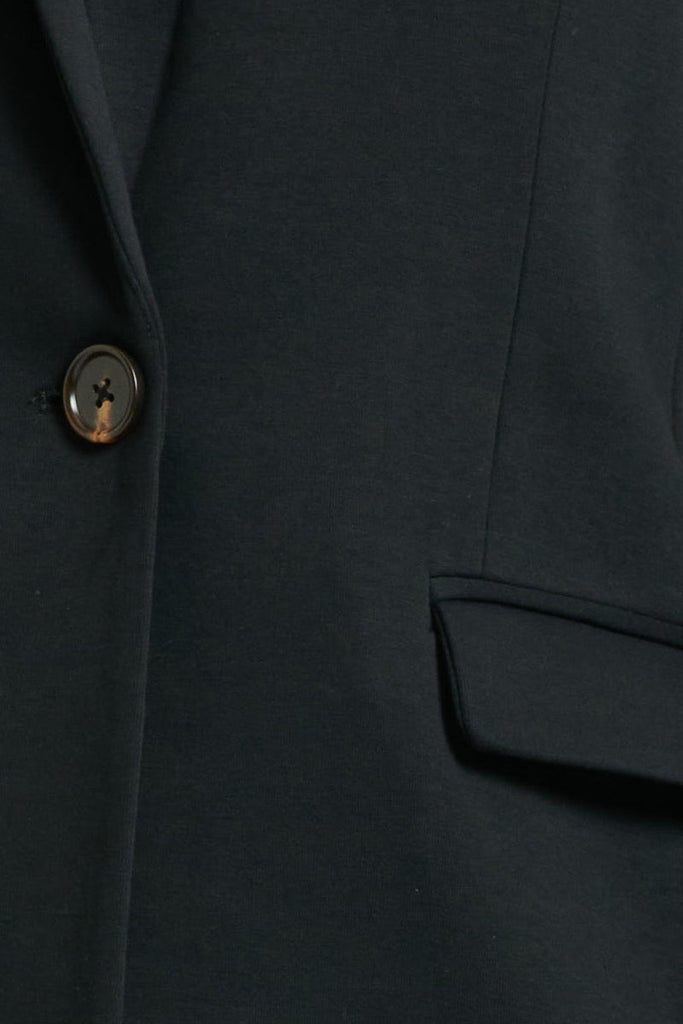 Shirty Iris Scuba Blazer - Black