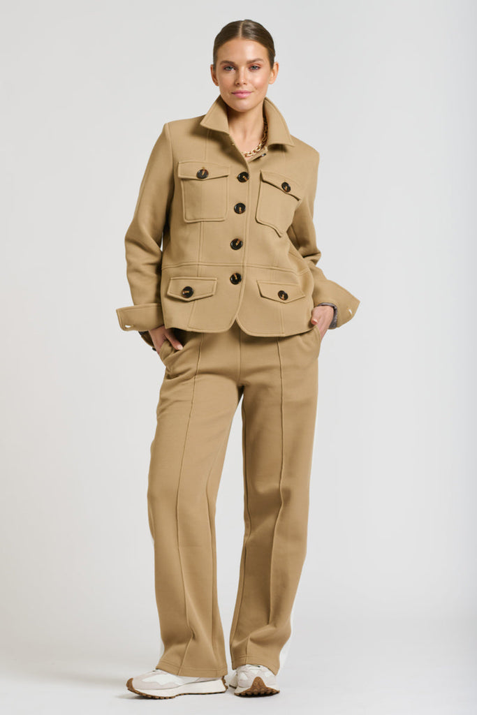 Shirty The Lola Pant - Caramel & Ivory