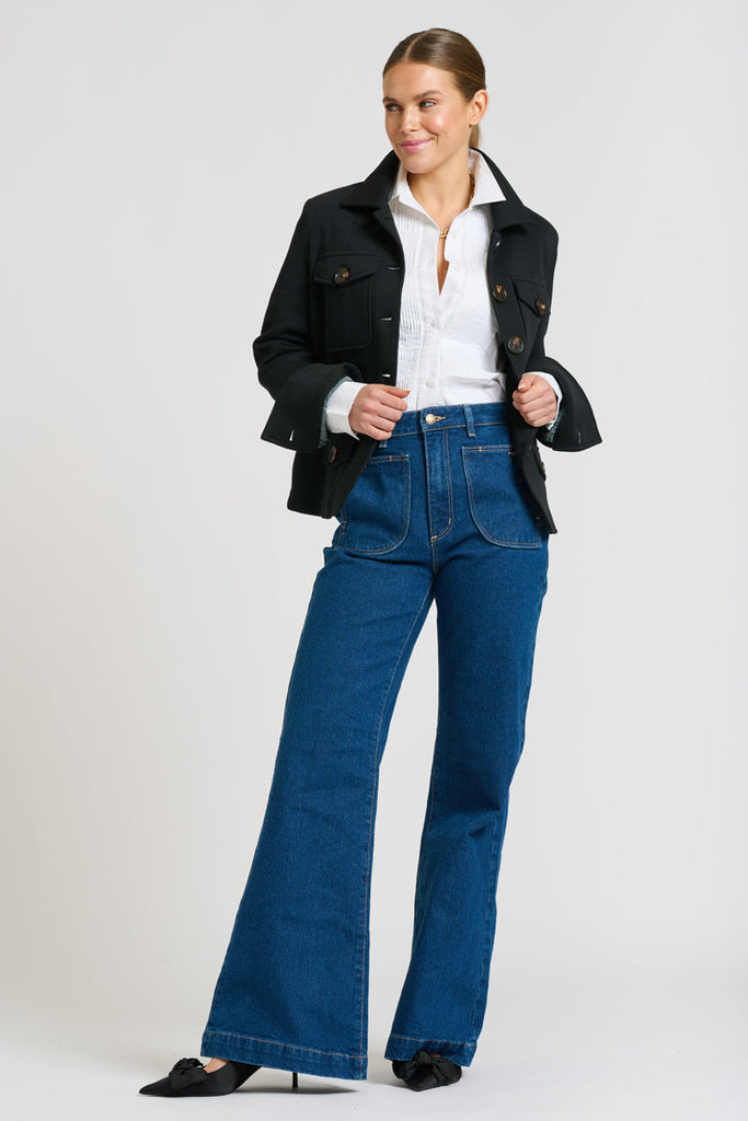 Shirty The Penny Shirt Pintuck - Oxford White