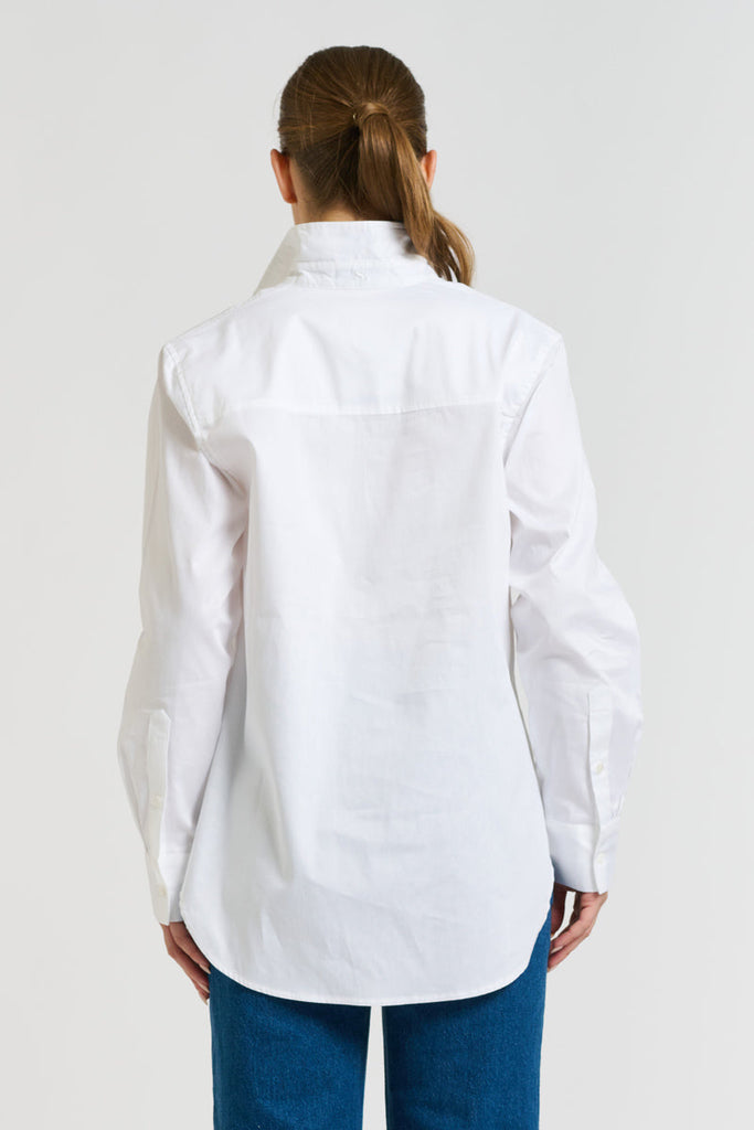 Shirty The Penny Shirt Pintuck - Oxford White
