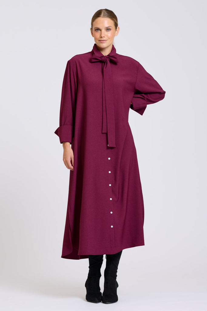 Shirty Pia Dress - Plum
