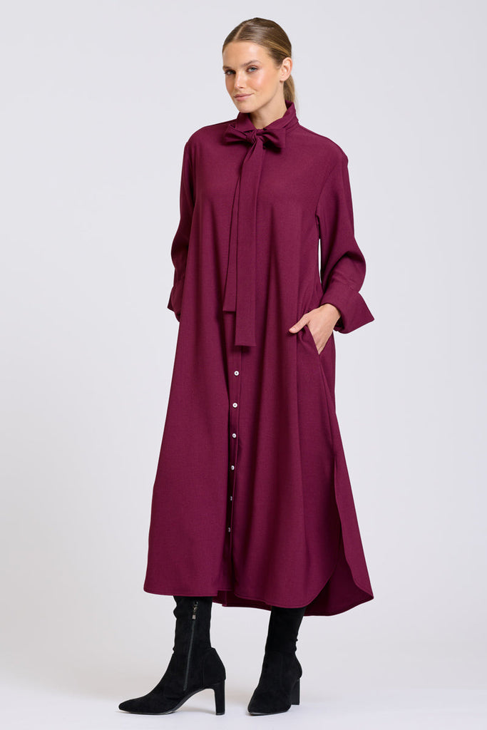 Shirty Pia Dress - Plum