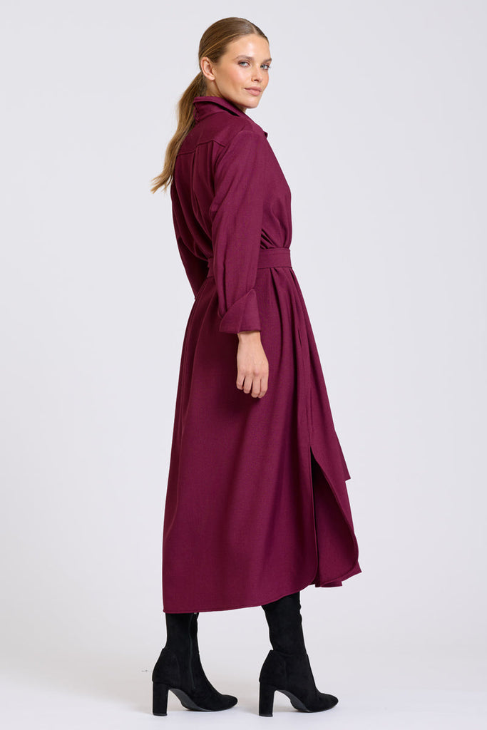 Shirty Pia Dress - Plum