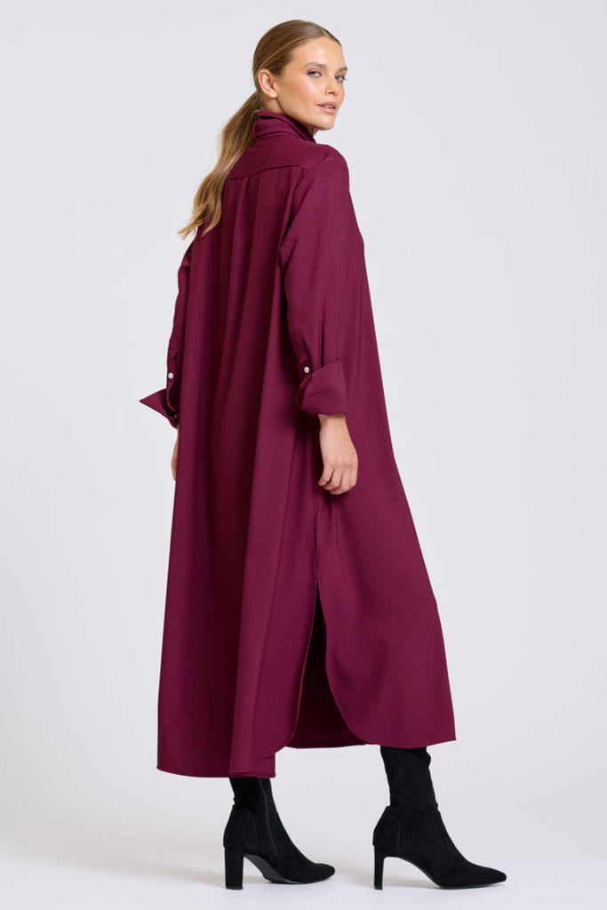 Shirty Pia Dress - Plum