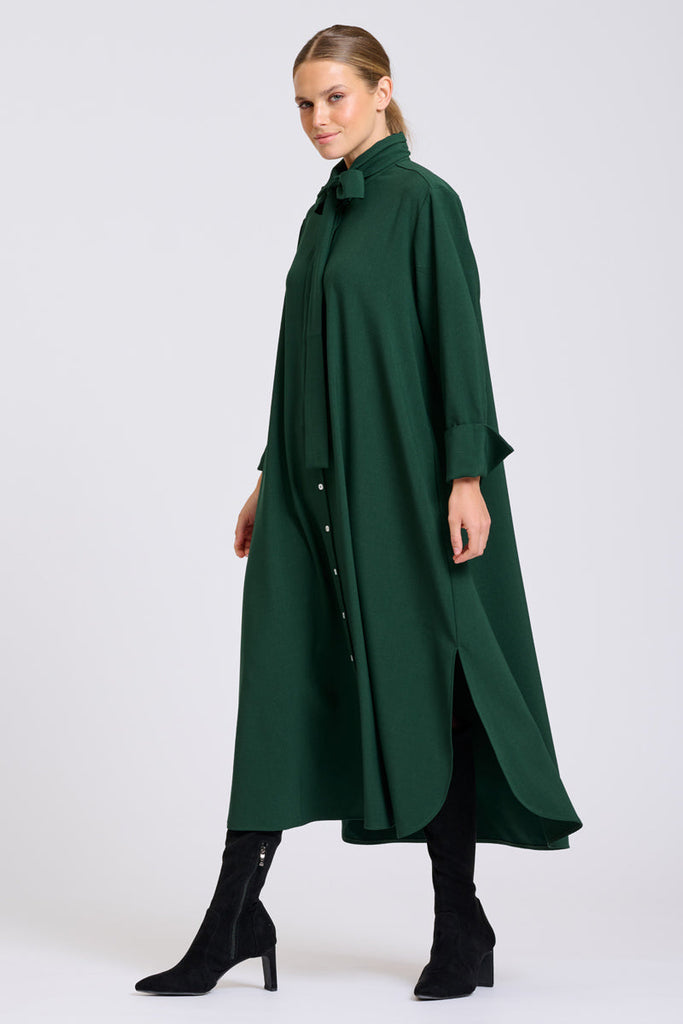 Shirty Pia Dress - Racing Green
