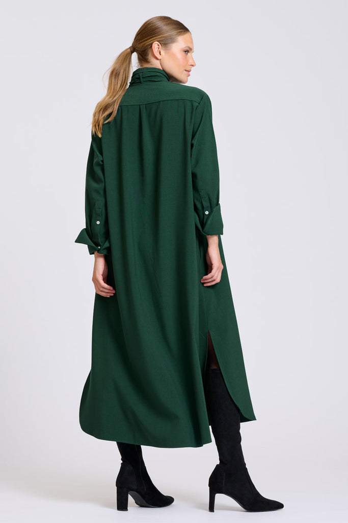 Shirty Pia Dress - Racing Green