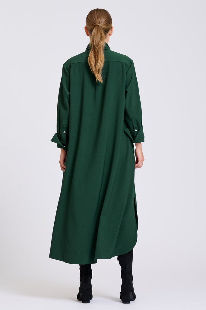 Shirty Pia Dress - Racing Green