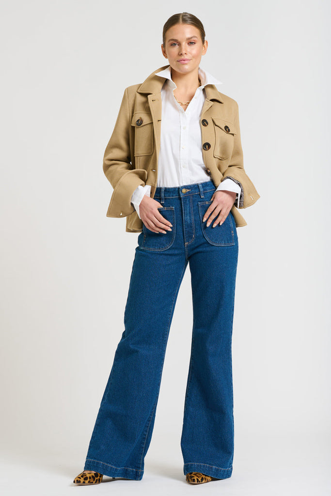 Shirty The Pussy Bow Shirt - Oxford White