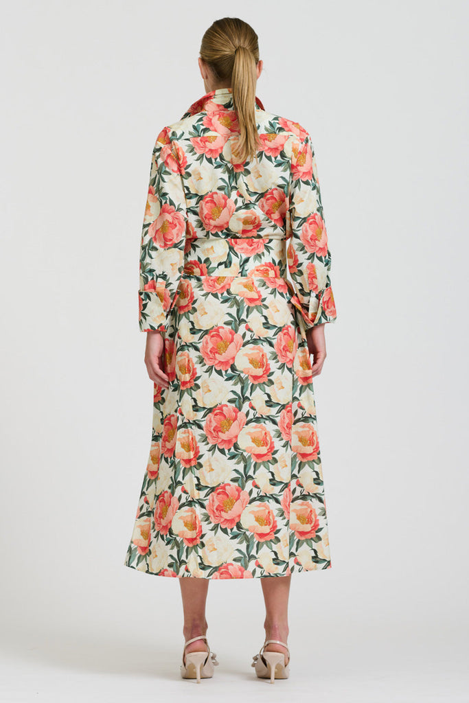 Shirty The Amelie Shirt Dress - Peony