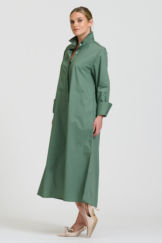 Shirty The Amelie Shirt Dress - Sage