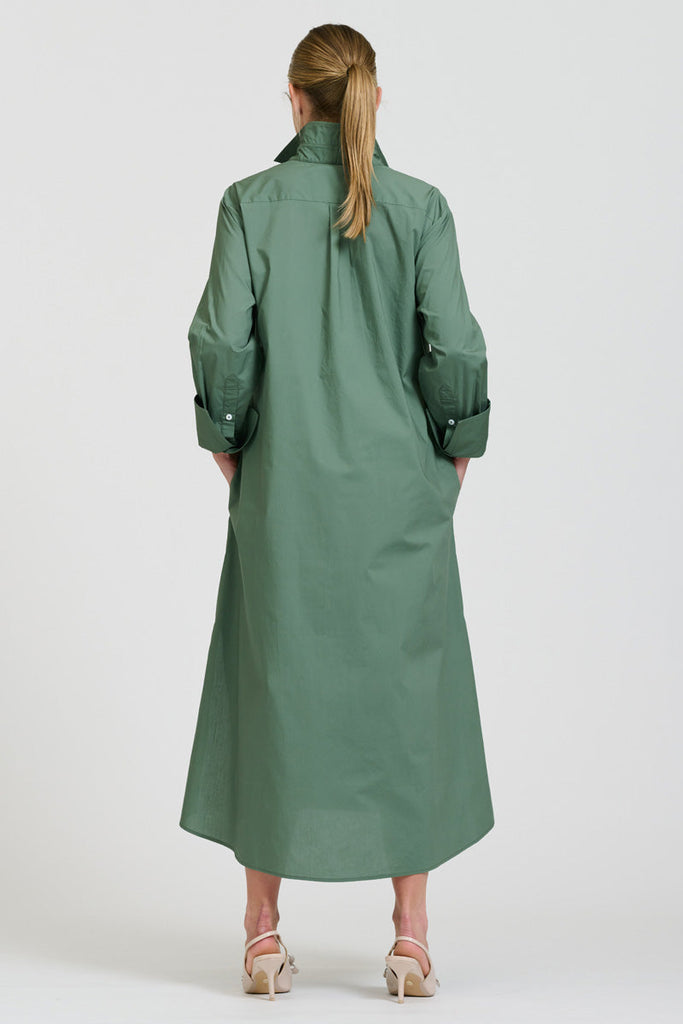 Shirty The Amelie Shirt Dress - Sage