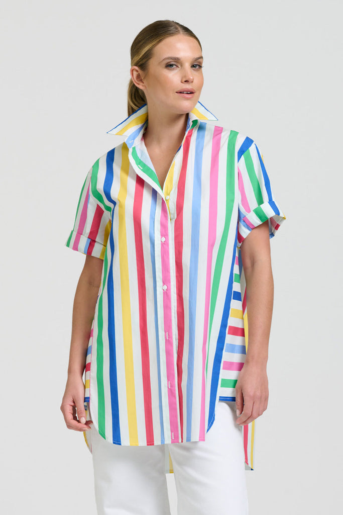 Shirty The Ashely Shirt - Fiesta Stripe
