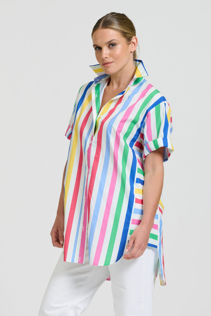 Shirty The Ashely Shirt - Fiesta Stripe