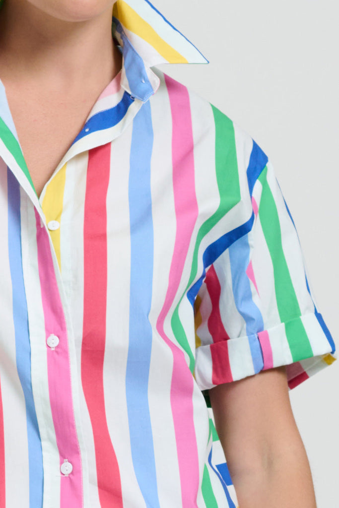 Shirty The Ashely Shirt - Fiesta Stripe