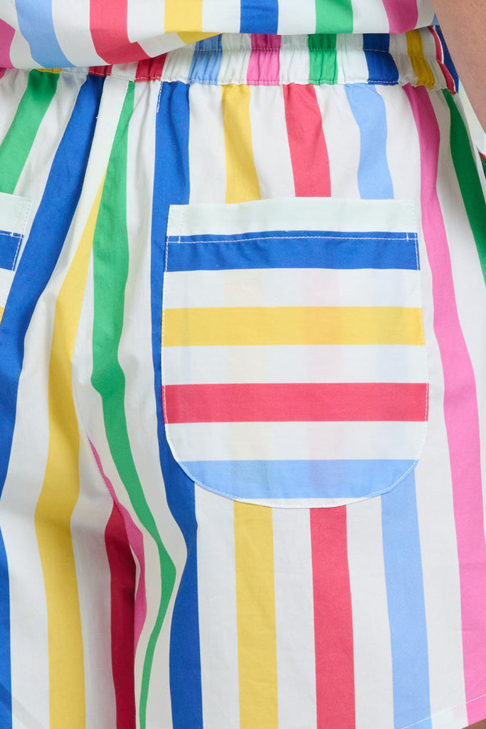 Shirty The Ashely Short - Fiesta Stripe
