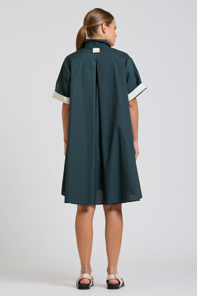 Shirty The Bianca Oversized Shirt Dress - Slate