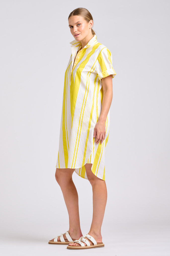 Shirty The Catie Dress - Sunrise Retro Stripe