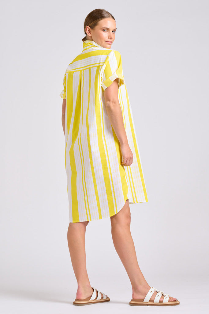 Shirty The Catie Dress - Sunrise Retro Stripe