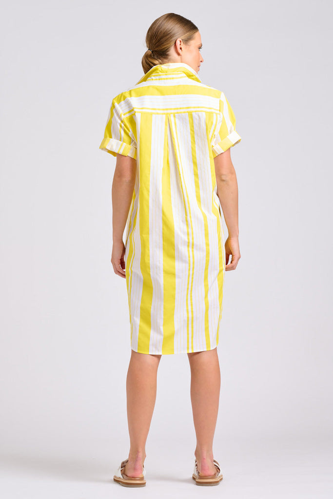 Shirty The Catie Dress - Sunrise Retro Stripe